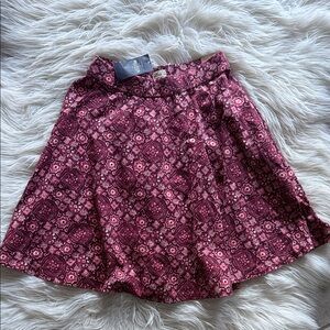 💮HOLLISTER PATTERNED SKATER SKIRT 💞